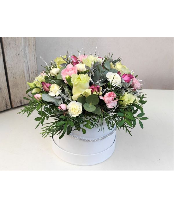 Adventní květinová krabička velká