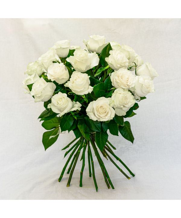 Kytice bílých růží